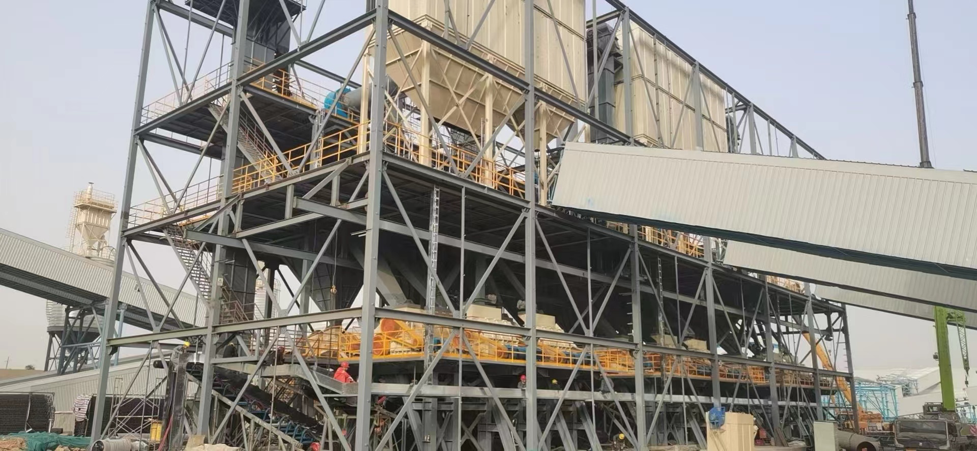 河南恒源矿业3×400T制砂楼集中除尘系统2